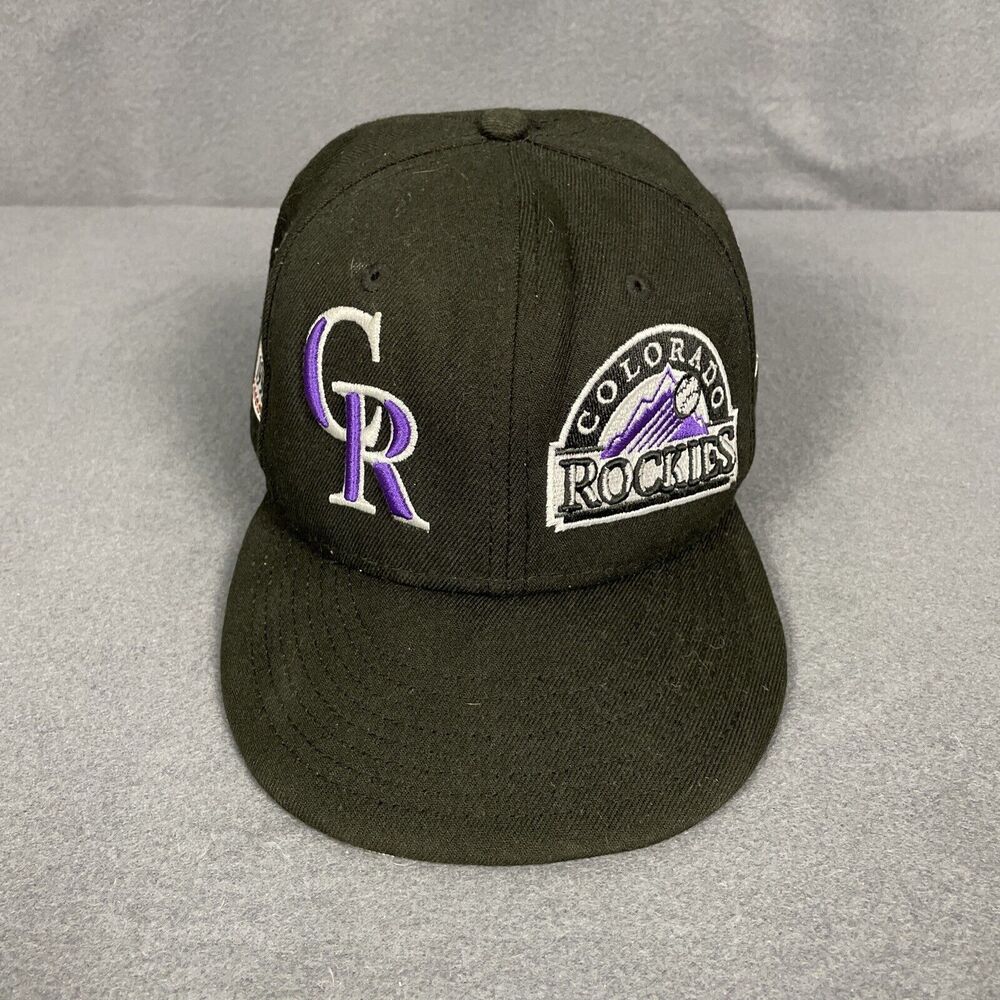 Colorado Rockies 1998 All Star Game New ERA Fitted Hat Black Size 7 1/4